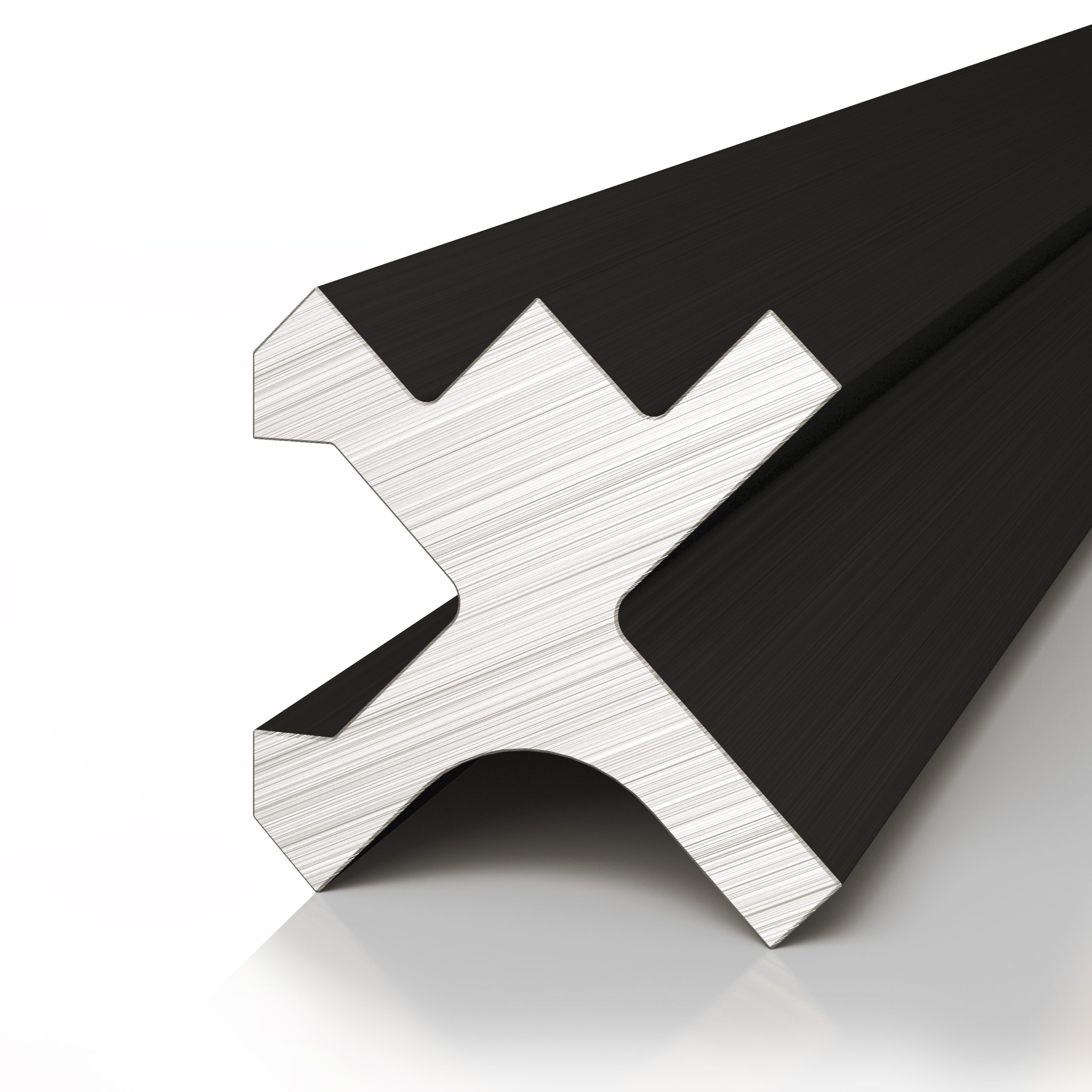 Профиль алюминиевый теневой разделительный Decaro D00X.A Black Черный 3000×10×10 Профиль алюминиевый теневой разделительный Decaro D00X.A Black Черный 3000×10×10